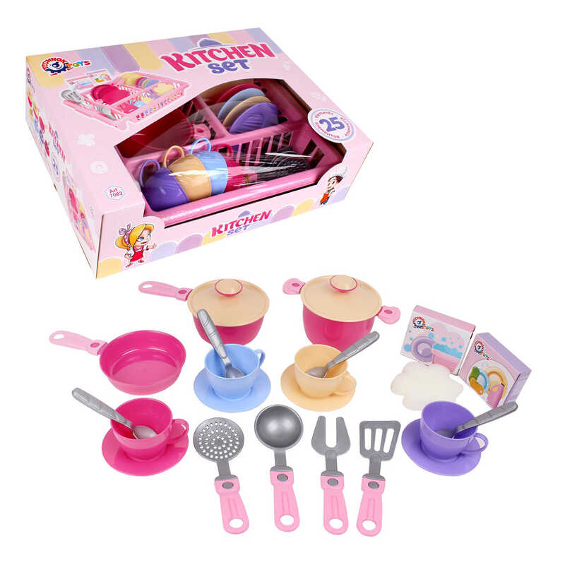 гр Кухонний набір 7082 (5) 25 елементів, “Technok Toys“
