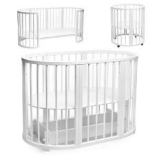 гр Ліжечко БУК “Обрій“ колір - білий, без шухляди DS-8011 (1) маятниковий механізм