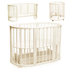 гр Ліжечко БУК “Обрій“ колір - ваніль, без шухляди DS-8021 (1) маятниковий механізм