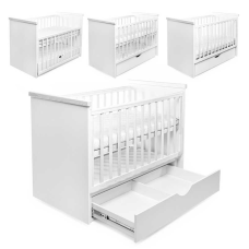 гр Ліжечко БУК “Хмаринка“ колір - білий, з шухлядою + опускне DS-7011 (1) маятниковий механізм