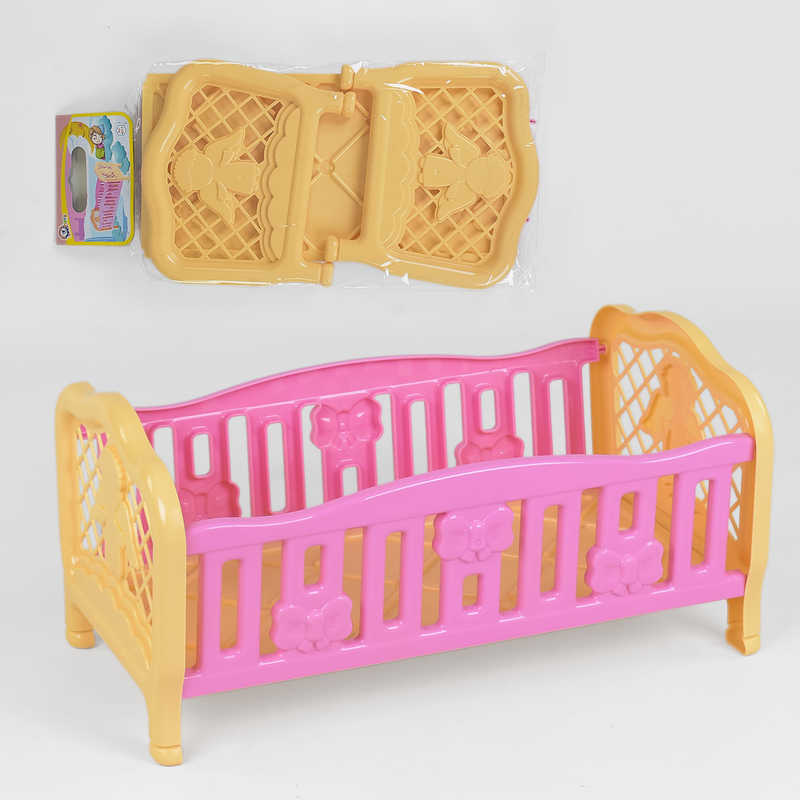 гр Ліжечко для ляльок 4517 (9) 2 кольори “Technok Toys“ в пакеті