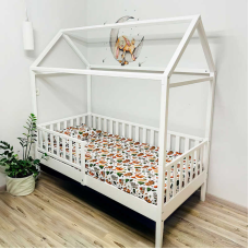 гр Ліжко підліткове “Хатинка“ без шухляди 1600*800 (білий)