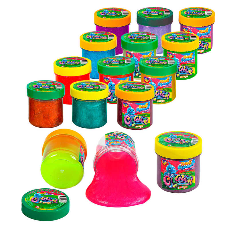 гр Лизун 23467 (24) “Пані Булька“, ЦІНА ЗА 1 ШТ, 120 г, ароматизований, середня банка, перламутр, 12 кольорів, МІКС