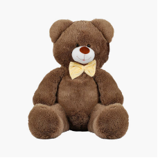 гр М`яка іграшка “Ведмедик“ колір графітовий В41944 висота 1,3 м (1) в пакеті