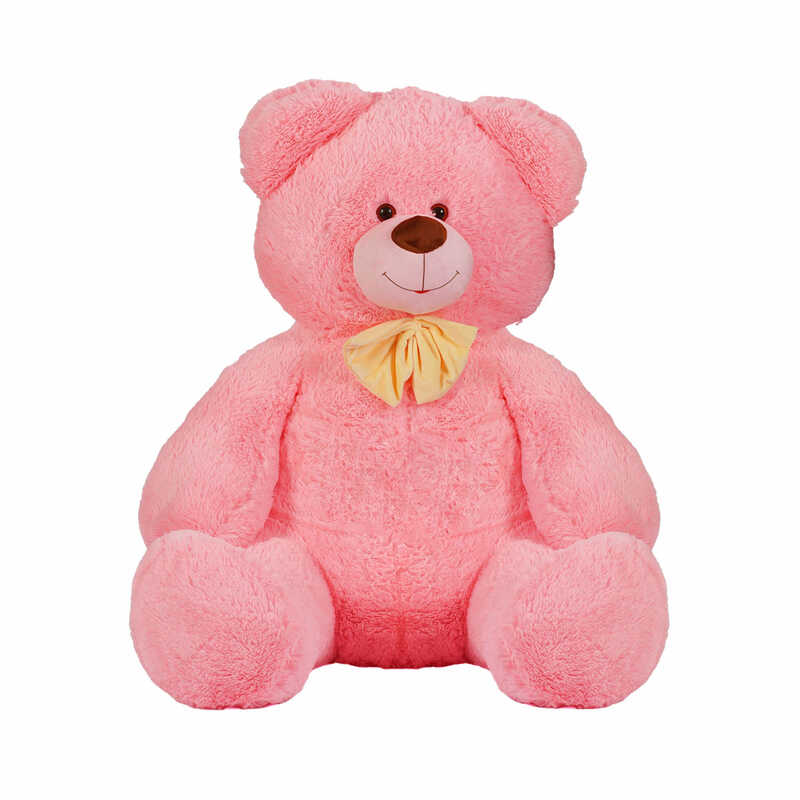 гр М`яка іграшка “Ведмедик“ колір рожевий В53959 висота 1,6 м (1) в пакеті