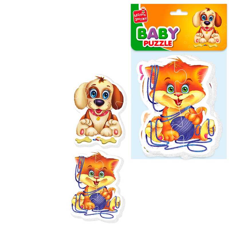 гр Магнітні бейбі пазли “Домашні улюбленці“ VT3208-19 (50) “Vladi Toys“