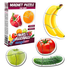гр Магнітні пазли ML4031-25 EN “Fruits and vegetables“ (70) “Magdum“, англ. мова, в коробці