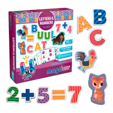 гр Магнітна гра “Letters  Numbers“ ML4031-09 EN (24) “Magdum“, англ. мова, в коробці