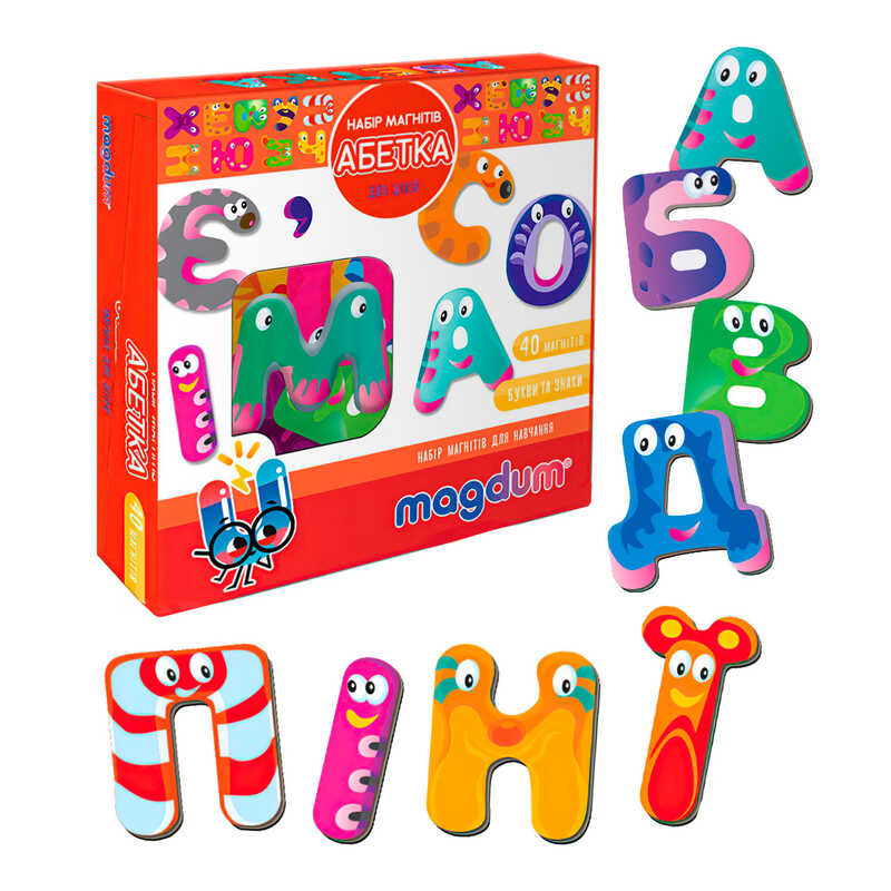 гр Магнітна гра “Абетка“ ML4031-36 EN (24) “Magdum“, в коробці