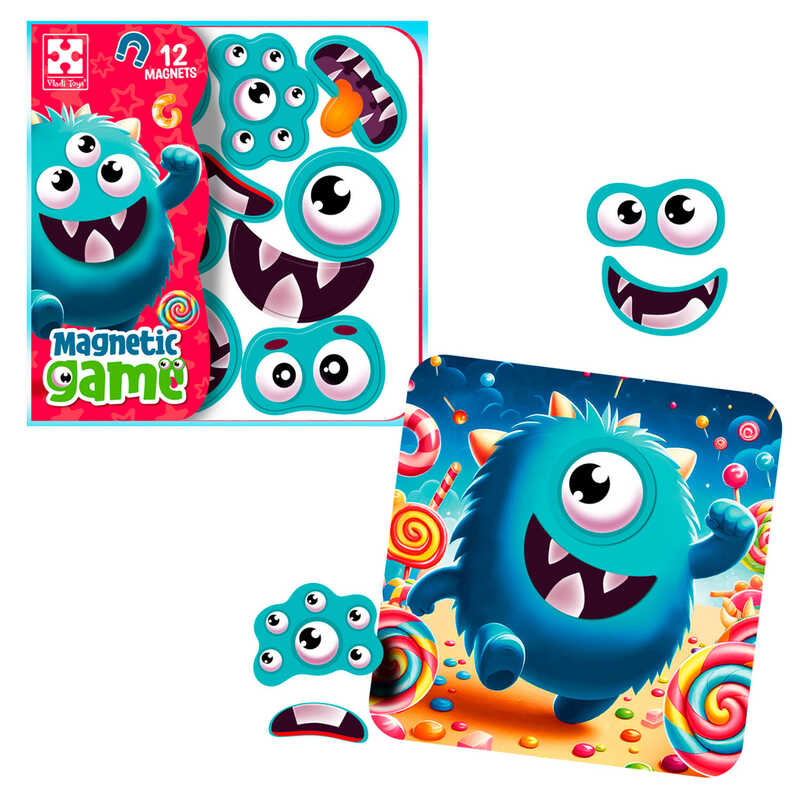 гр Магнітна гра “Емоції Монстрика“ VT3220-02 (20) “Vladi Toys“