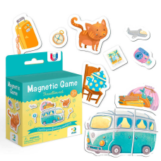 гр Магнітна гра “Котик-мандрівник“ 200234 (60) “DoDo“, 20 магнітів, в коробці