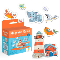 гр Магнітна гра “Котик-морячок“ 200235 (60) “DoDo“, 17 магнітів, в коробці