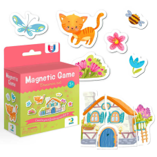 гр Магнітна гра “Котик-мрійник“ 200236 (60) “DoDo“, 20 магнітів, в коробці