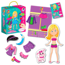 гр Магнітна гра “Одягалка. Меган і Поллі“ - VT3702-11 укр (12) “Vladi Toys“