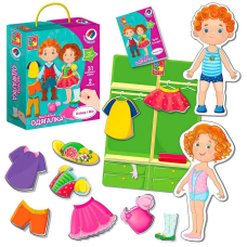 гр Магнітна гра “Одягалка. Олівер і Мія“ - VT3702-12 укр (12) “Vladi Toys“