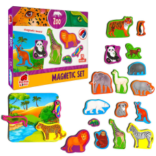 гр Магнітний набір “Зоопарк“ з дошкою RK2090-02 (12) “Vladi Toys“, 19 магнітів, в коробці