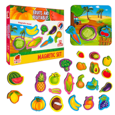 гр Магнітний набір “Овочі та фрукти“ RK2090-06 (12) “Vladi Toys“, в коробці