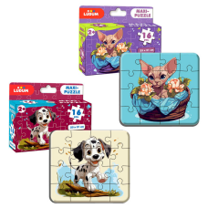 гр Максі-пазл “Котик2+Песик2“ ME5032-10 (60) “Ludum“, 2 пазли по 16 елементів, в коробці