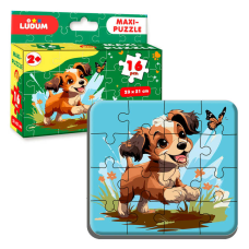 гр Максі-пазл “Песик 1“ МЕ 5032-06 (12) “Ludum“, 16 елементів, в коробці