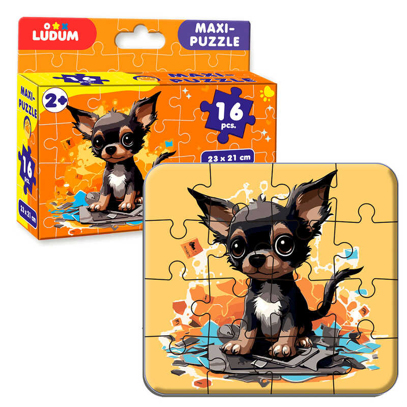 гр Максі-пазл “Собачка“ МЕ 5032-05 (12) “Ludum“, 16 елементів, в коробці