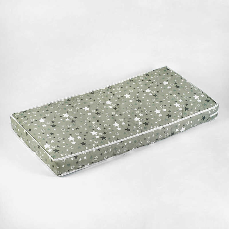 гр Матрац AnMar КПК Люкс “Сіро-білі зірки“ на сірому фоні 208585 (1)