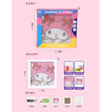 Алмазна мозаїка 222-6 (192/2) герой, клей, стилус, розмір 17.317.3 см, з рамкою, в коробці