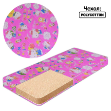 гр Матрац поролон - полікотон “Малютка 3“ 111233  Kitty “- колір рожевий (1) - “Homefort“