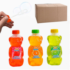 гр Мильні бульбашки “Ведмедик“ 29028 (1) ЦІНА ЗА 15 ШТУК В БЛОЦІ, 250 мл, ароматизовані, “Пані булька“