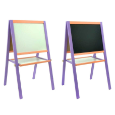 гр Мольберт вел. (1) магнітний, фіолетовий з помаранчевим, “ІГРУША“ /Дошка ш50*40см, Підставка ш100*в65см/ Одна сторона