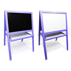 гр Мольберт вел. (1) магнітний, фіолетовий, 08769 “ІГРУША“ / Дошка ш60 * в40см, Підставка ш100 * в65см / 