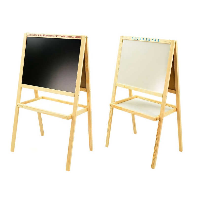 гр Мольберт магнітний “Мася“ - нефарбований з полицею 040 (1) матеріал / сосна. гр Мольберт магнітний “Мася“ - нефарбований з полицею 040 (1) матеріал / сосна.