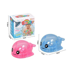 Іграшка для ванни 228 (180/2) 2 види, “Кит”, підсвічування, на батарейках, в коробці