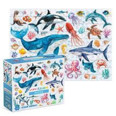 гр Монтессорі пазл “Океанічні тварини“ 300630 (24) “DoDo“, 200 деталей, 33х47 см, в коробці 