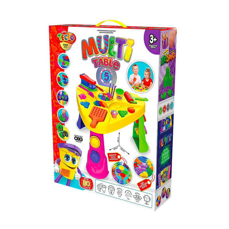 гр Мульти столик для ліплення “Multi Table“ MTB-01-01U УКР. (3) “Danko Toys“