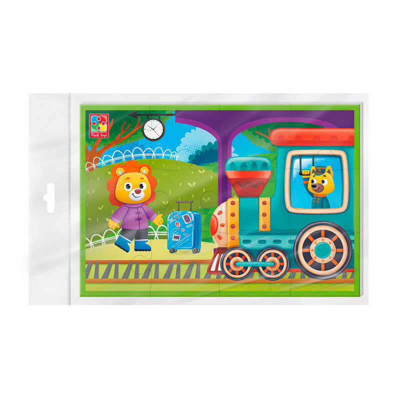 гр М’які пазли “Потяг“ A5 VT1104-22 (50) “Vladi Toys“