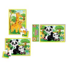 гр М“які пазли А5 “Тварини зоопарку“ VT 1103-45 (25) укр “Vladi Toys“, 12 елементів