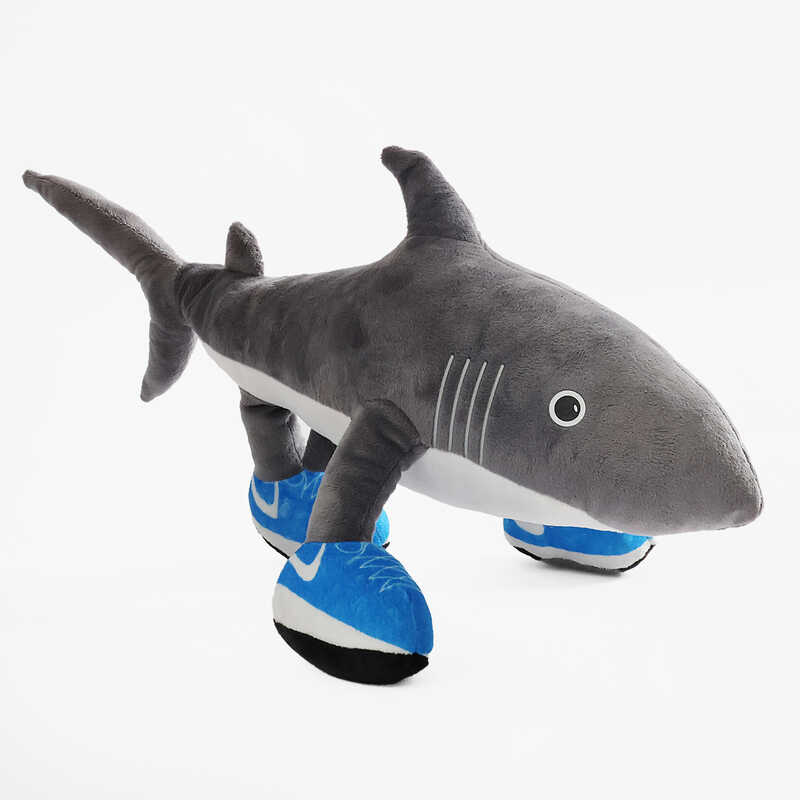 гр М’яка іграшка “Акула“ А47459 (1) довжина 37 см, три ноги, імітовані кеди                                    