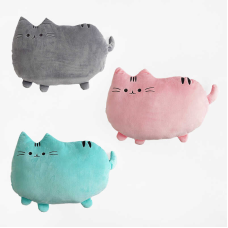 гр М’яка іграшка “Кіт-Пушин“ П34152 (1) 3 кольори, довжина 45см, ВИДАЄТЬСЯ МІКС ВИДІВ