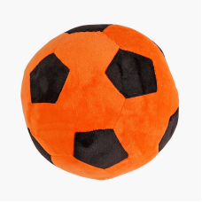 гр М’яка іграшка м’яч 65629 колір помаранчево-чорний, 22см (1) “Bimbo“