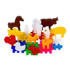 гр Набір “Ферма №1“ 115/15 (20) “BAMSIC“ 38 деталей, фігурки людей, фігурки тварин, у пакеті