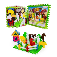 гр Набір “Ферма №4“ 115/18 (8) “BAMSIC“ 38 деталей, фігурки людей, фігурки тварин, в сітці