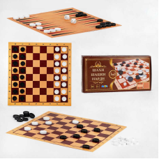 гр Шашки 3в1 S0003 (19) в коробці “M Toys“
