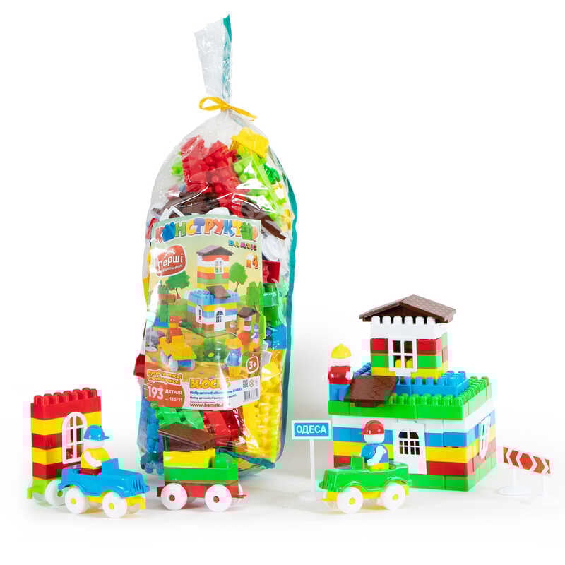 гр Конструктор №4 115/11 (8) “BAMSIC“ 193 деталі, у пакеті
