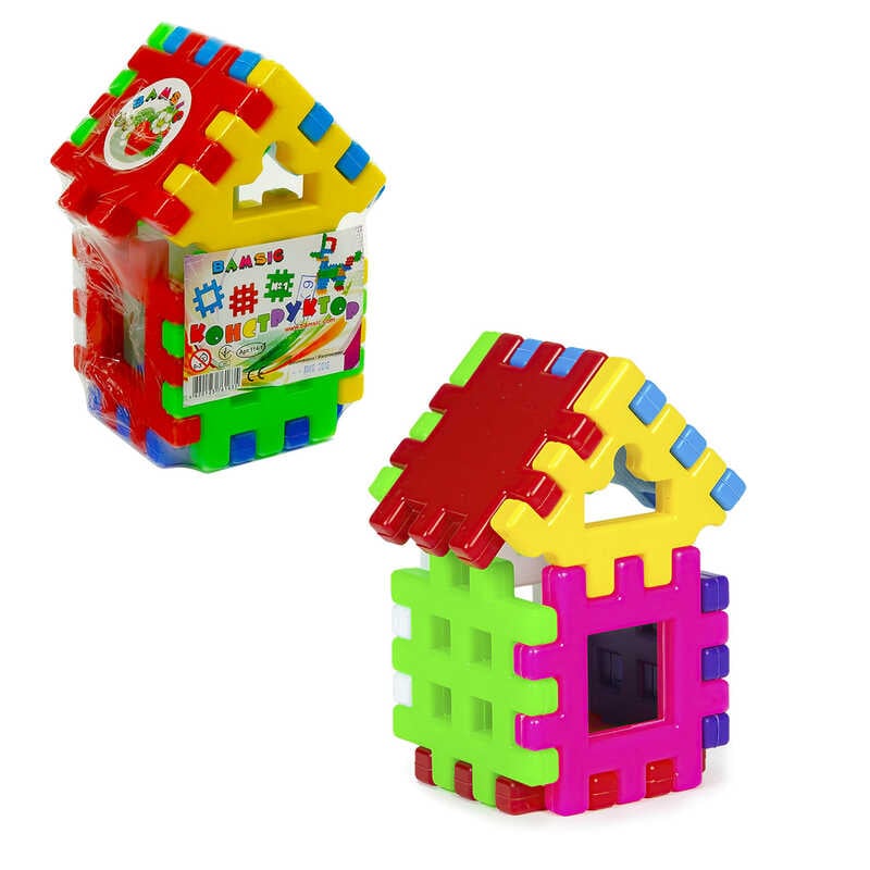 гр Конструктор-пазли 114/11 (6) 9 дет, “BAMSIC“