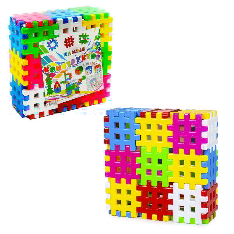 гр Конструктор-пазли 114/4 (4) “BAMSIC“ 30 деталей, в плівці