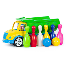 гр Машинка “Самоскид Mati“ 009/11 (3) “BAMSIC“, з кеглями, в сітці