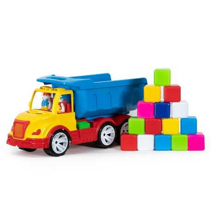 гр Машинка “Самоскид Mati з кубиками“ 009/14 (3) “BAMSIC“