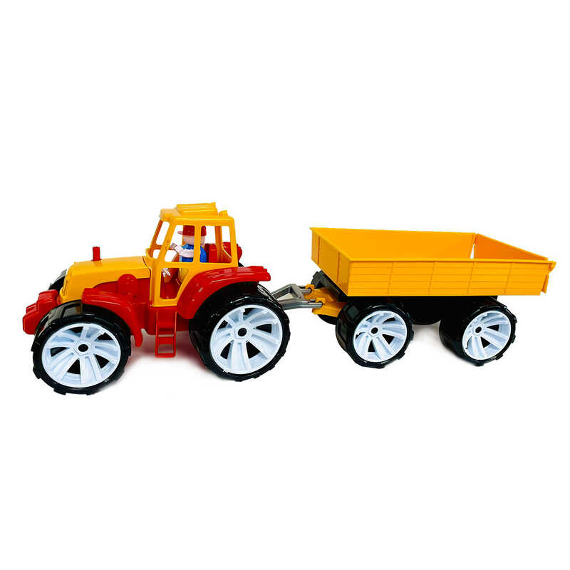 гр Трактор BAMS - причіп кольоровий 007/9 (4) “BAMSIC“ 2 кольори, в сітці гр Трактор BAMS - причіп кольоровий 007/9 (4) “BAMSIC“ 2 кольори, в сітці