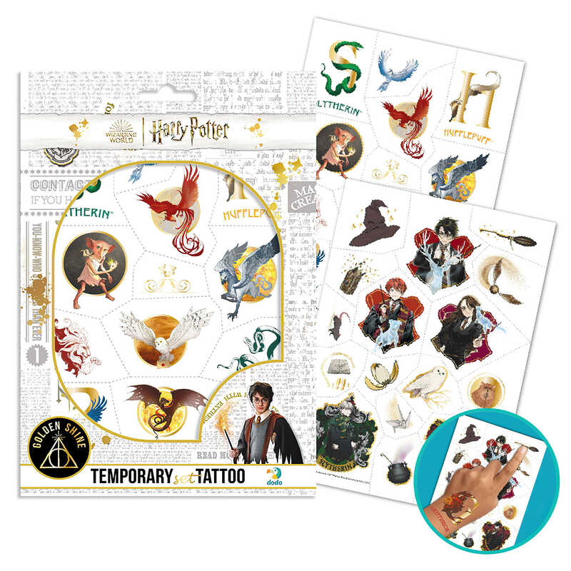 гр Набір дитячих тимчасових татуювань “Harry Potter“ 200506 (50) “DoDo“, 45 татуювань гр Набір дитячих тимчасових татуювань “Harry Potter“ 200506 (50) “DoDo“, 45 татуювань