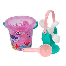 гр Набір для гри з піском 9970 (12) “Technok Toys“, відерце, млин, ложечка